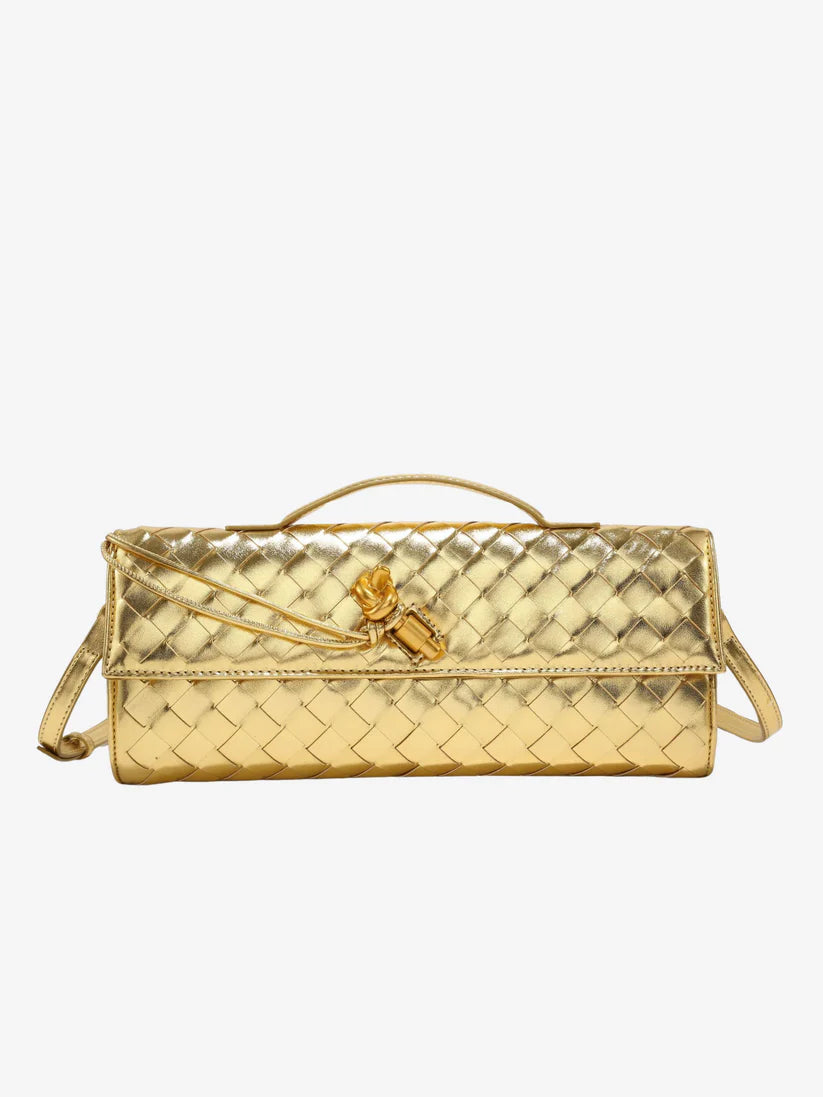 LIVA WOVEN CLUTCH