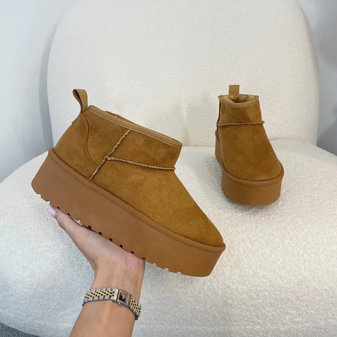 THE COZY WALKS™ - FAUX SUEDE BOOTS
