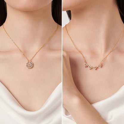 CLOVER HEART NECKLACE™