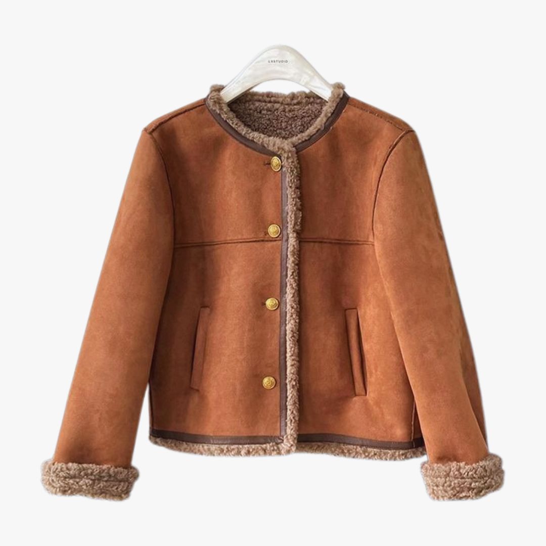 ROSE | SHEARLING FLEECE JACKET